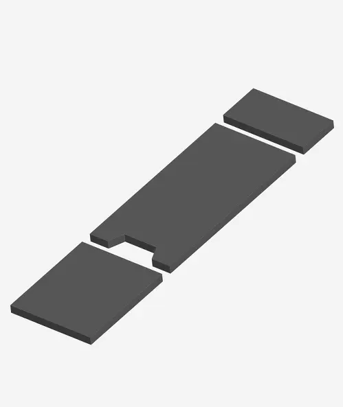 A single Standard Series Surgical Table Pad Sets