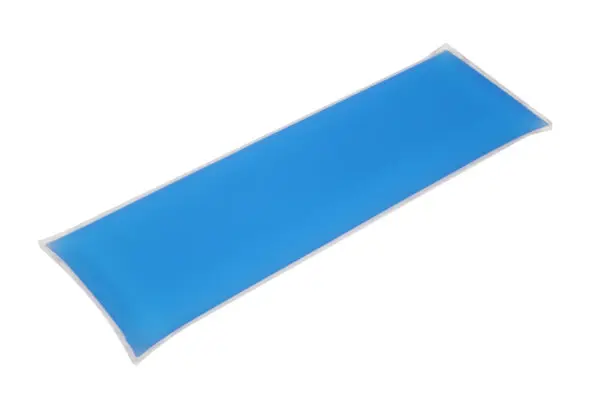 A blue Arm Support Gel Positions with white background