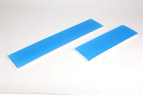 A blue Arm Support Gel Positions with a white background