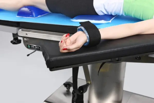 A person hand with an Arm Support Gel Positioners