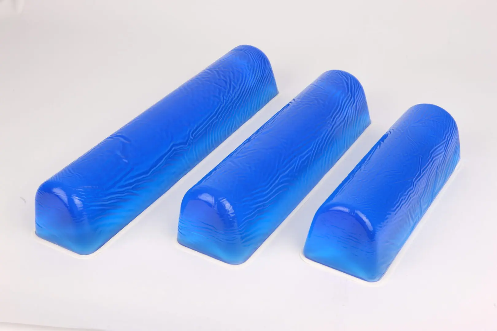 A blue color Chest Rolls Gel Positions