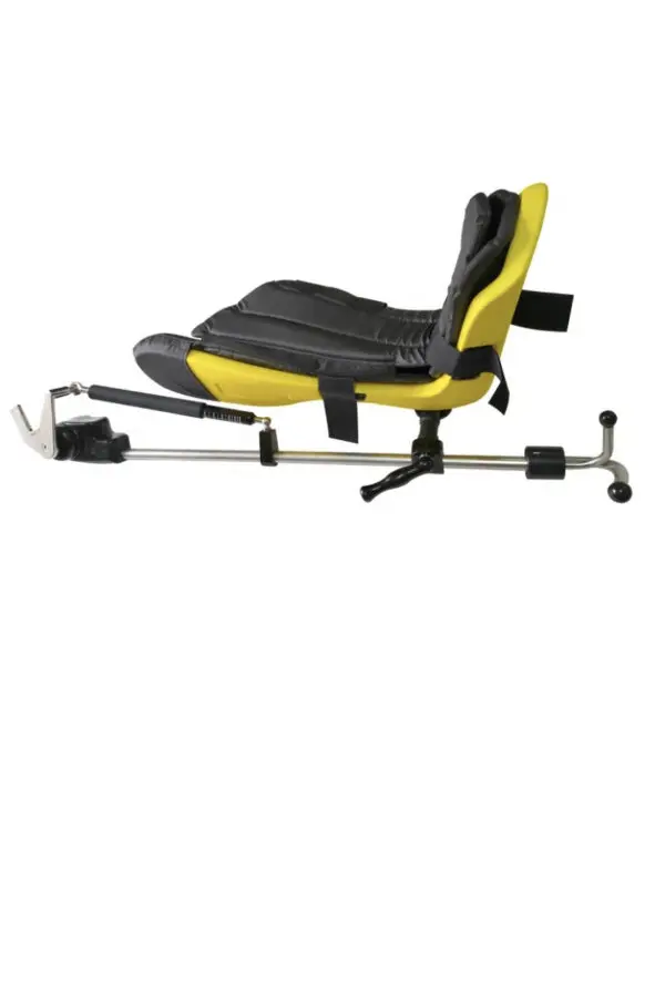 A black and yellow color Lift Assist Leg Positioning System