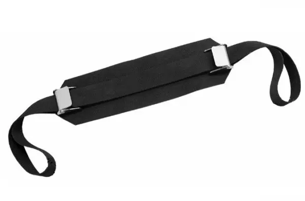 A black color Surgical Table Patient Safety Strap