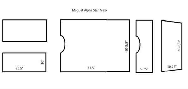 A Maquet Standard Series Surgical Table Pad Sets