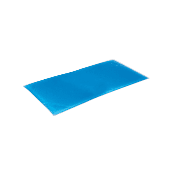 A blue color Surgical Table Pad Gel Positioners