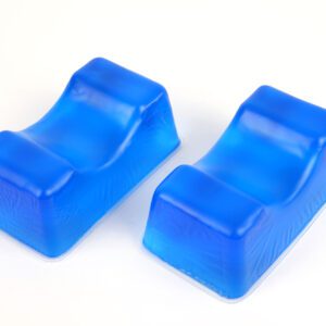 A blue color Gel Heel Support Pad