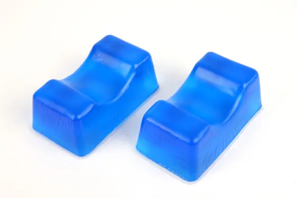 A blue color Gel Heel Support Pad