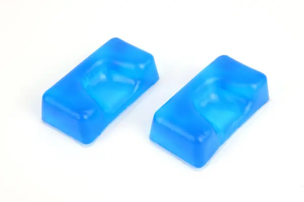 A pair of blue color Gel Heel Support Pad