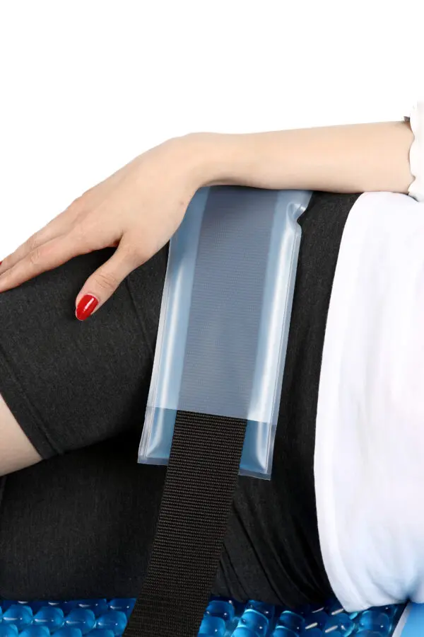 A person wearing Patient Positioning Belt