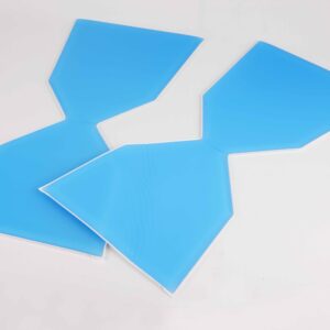 A pair of blue color Universal Gel Stirrup Pad